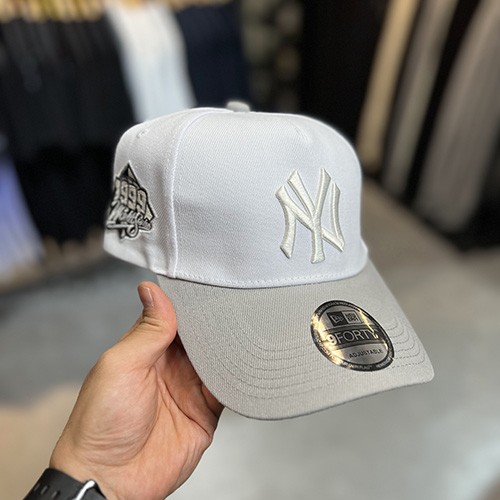 کلاه اسنپ بک (NEWERA NY SNAPBACK) (تنظیم سایز دار) رنگ سفید